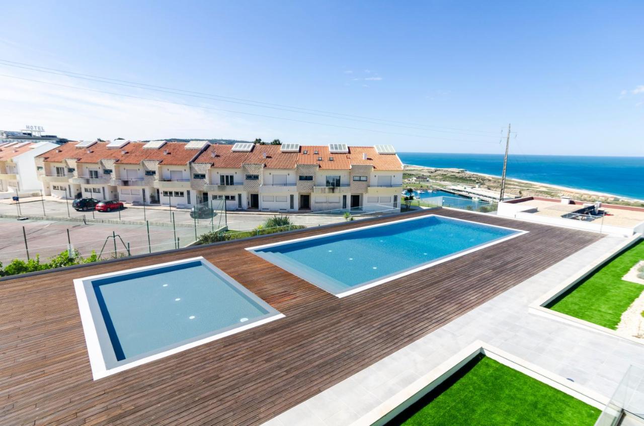 Ocean Views - New Private Condominium With Pool & Sea Views ナザレ エクステリア 写真