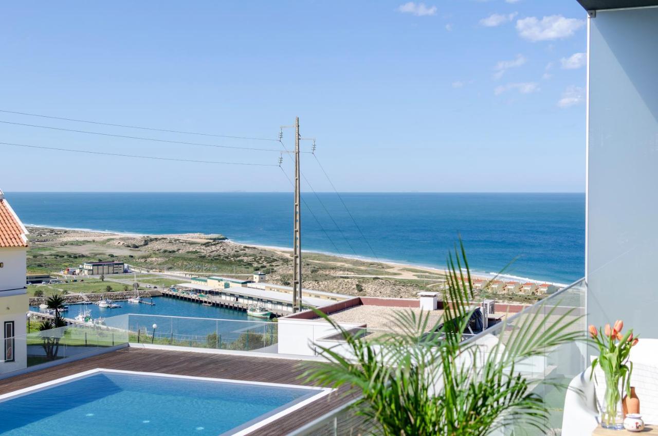 Ocean Views - New Private Condominium With Pool & Sea Views ナザレ エクステリア 写真